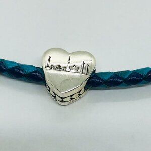 ✨✨Pandora Berlin Herz Heart Charm Skyline Charm